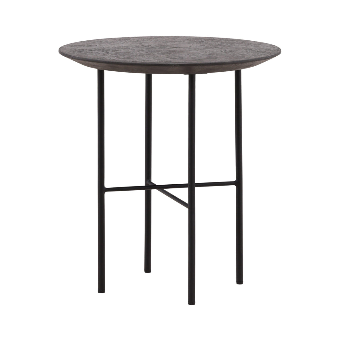 Leith End Table Black - SwayLiving