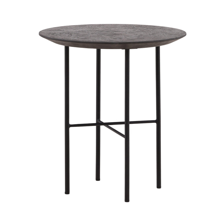 Leith End Table Black - SwayLiving
