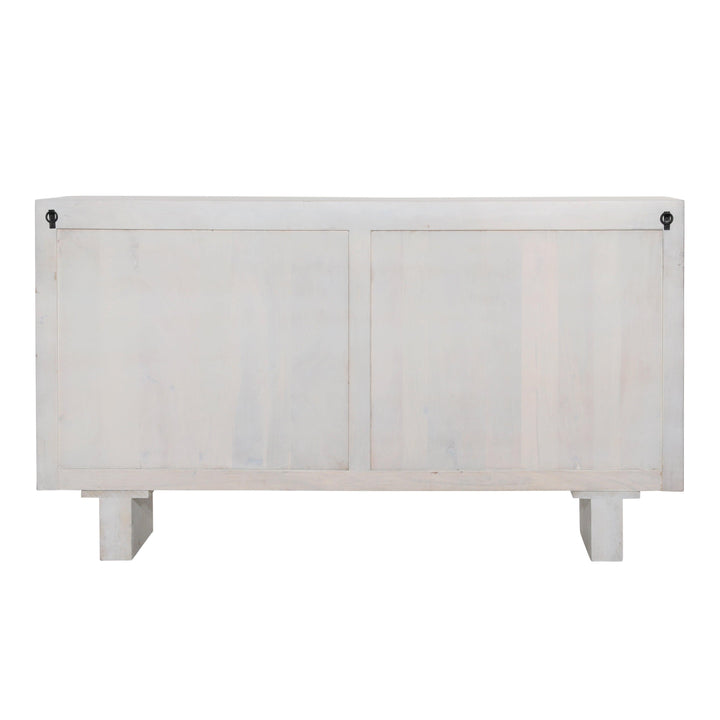 Esposito Cabinet White 4-Door - SwayLiving