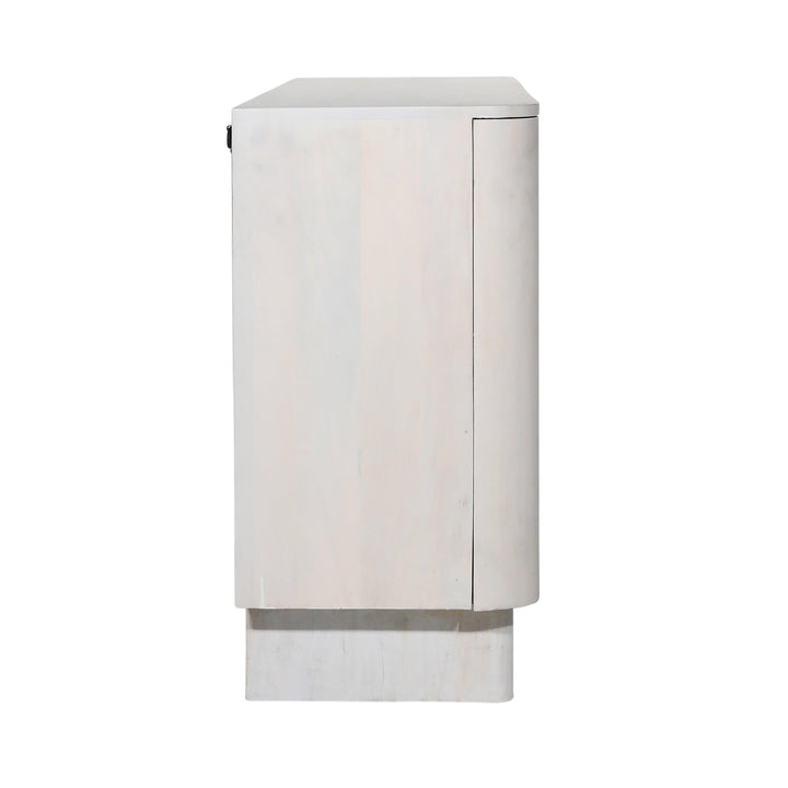 Esposito Cabinet White 4-Door - SwayLiving