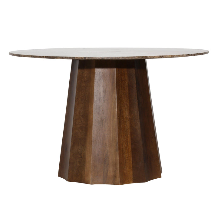 Atwill Dining Table Brown - SwayLiving