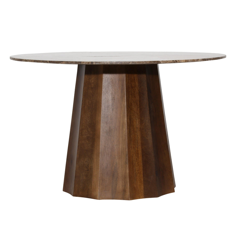 Atwill Dining Table Brown - SwayLiving