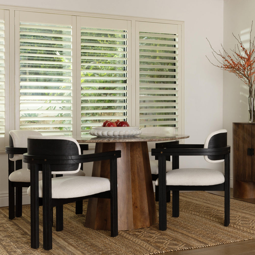 Atwill Dining Table Brown - SwayLiving