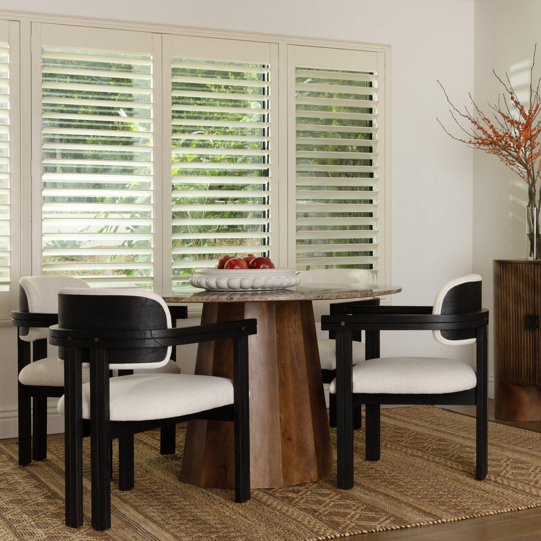 Atwill Dining Table Brown - SwayLiving