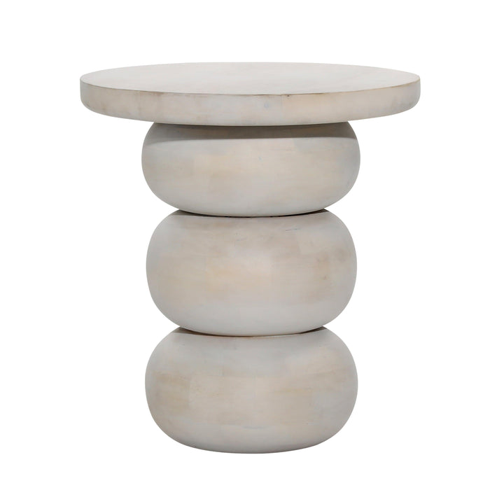 Demetria End Table White - SwayLiving