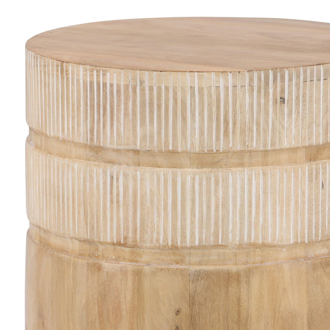 Malvinae End Table Natural - SwayLiving