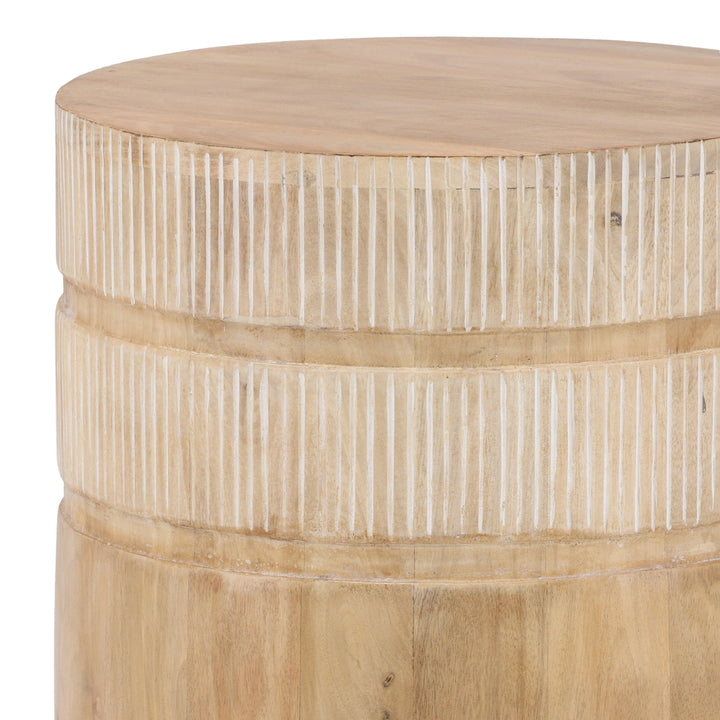 Malvinae End Table Natural - SwayLiving