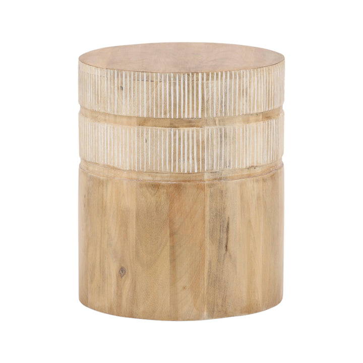 Malvinae End Table Natural - SwayLiving