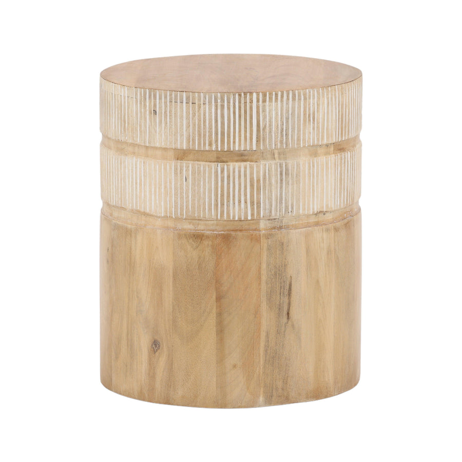 Malvinae End Table Natural - SwayLiving