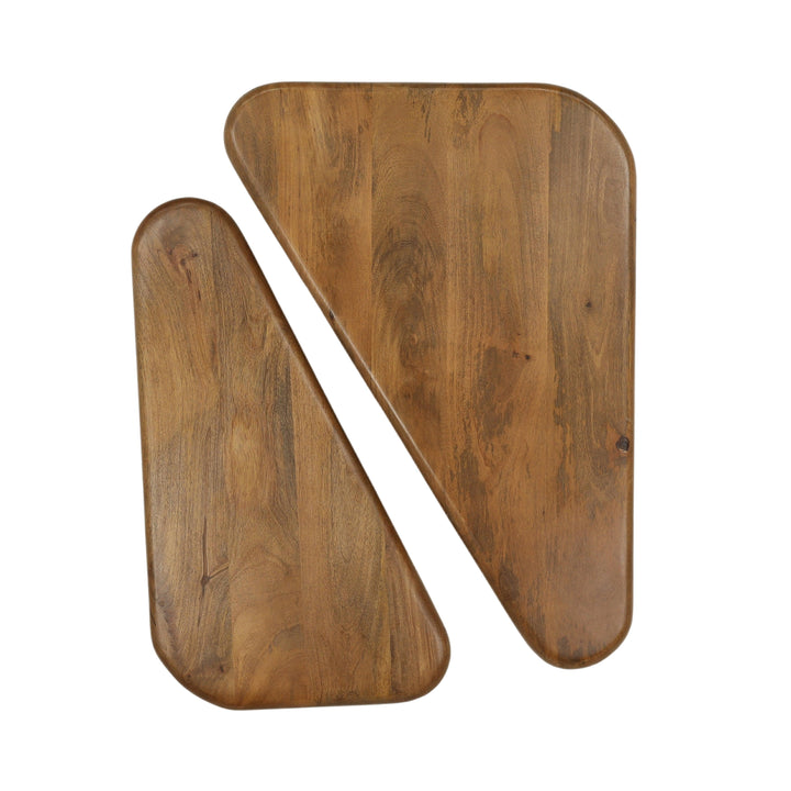 Sasha Coffee Table Set of 2 Brown - SwayLiving