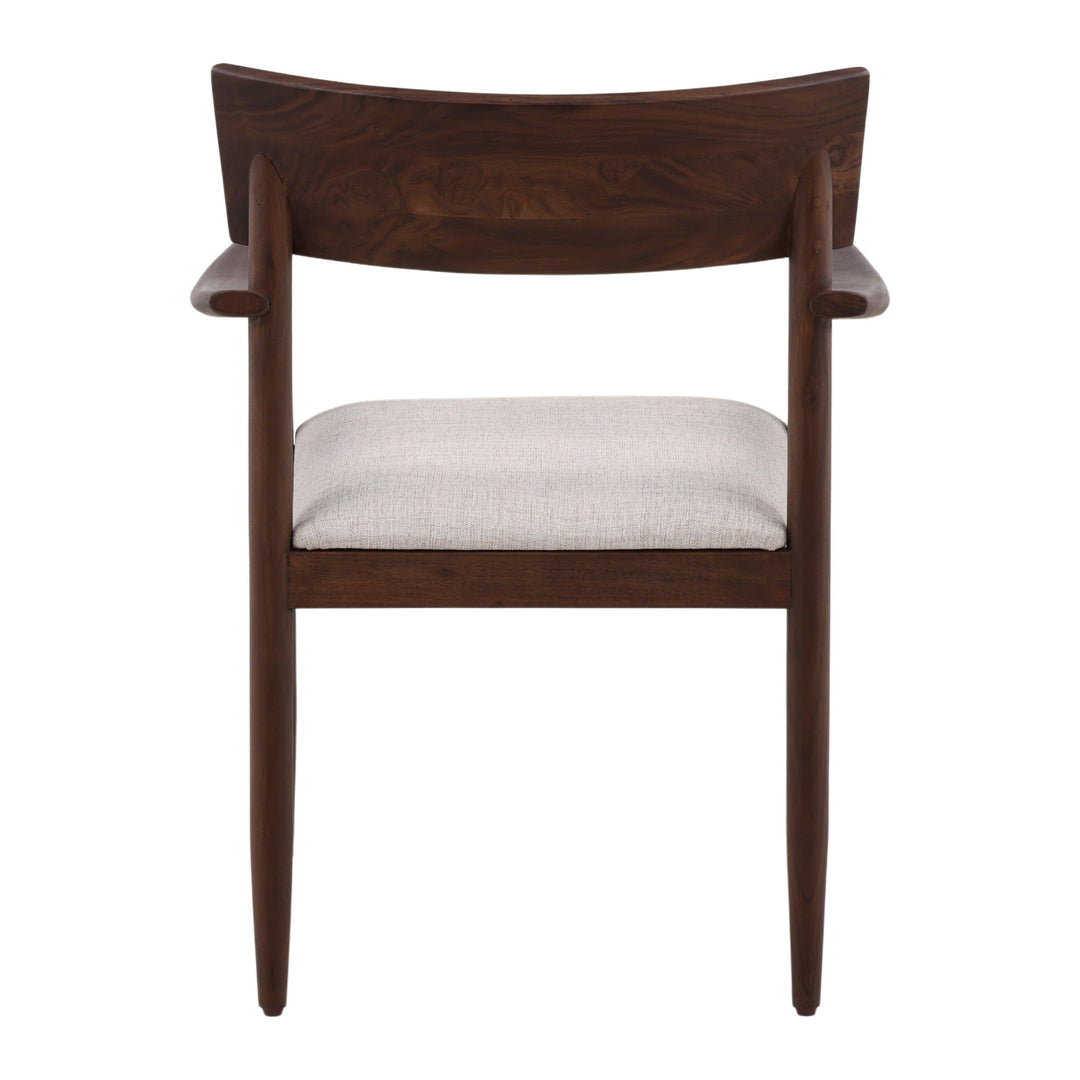 Glennon Dining Chair Dark Brown - SwayLiving