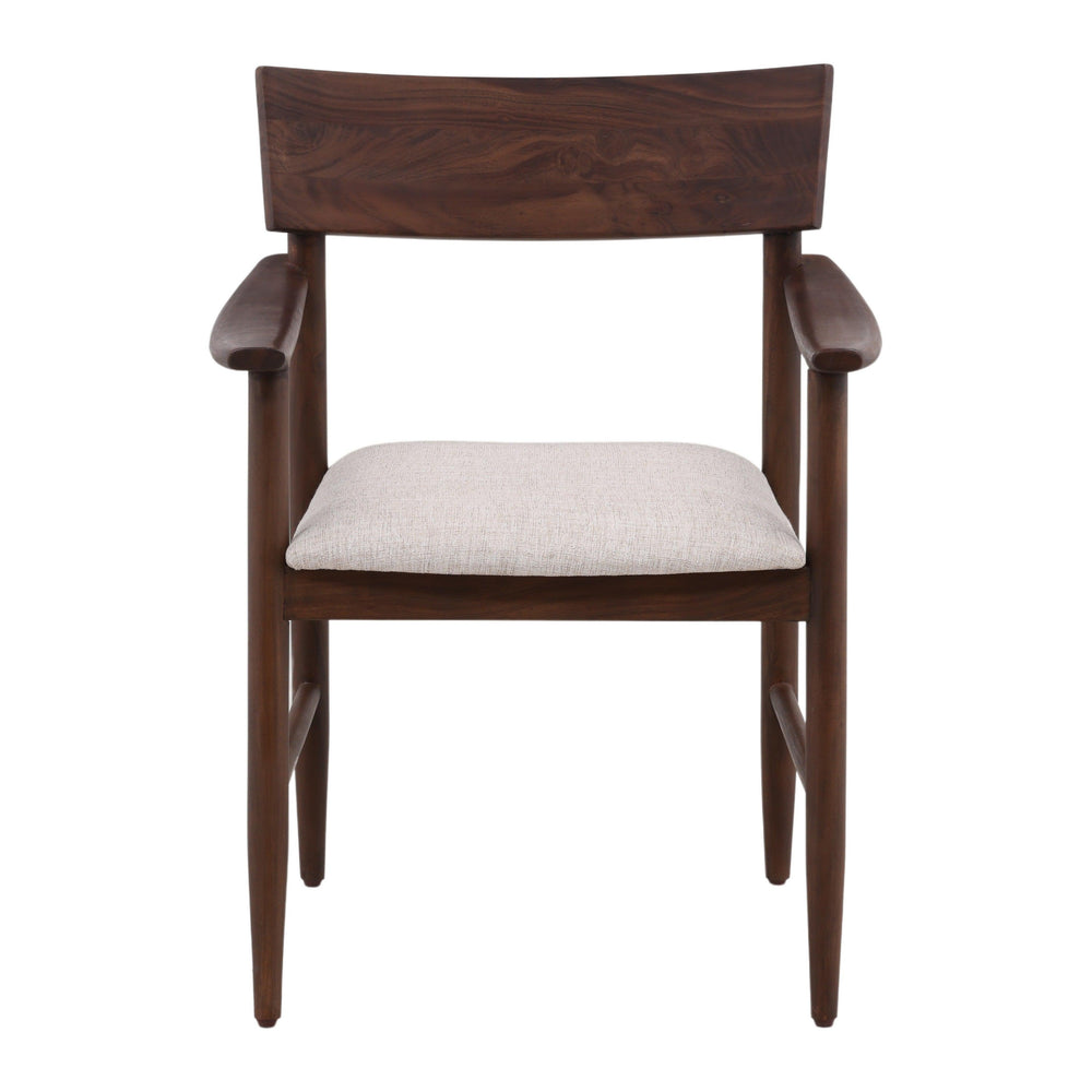 Glennon Dining Chair Dark Brown - SwayLiving