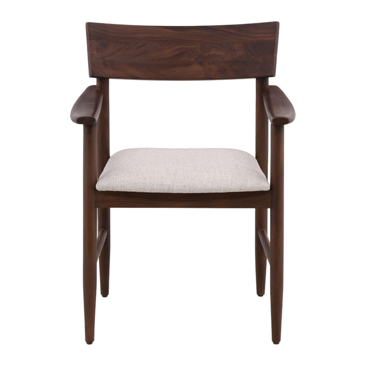 Glennon Dining Chair Dark Brown - SwayLiving