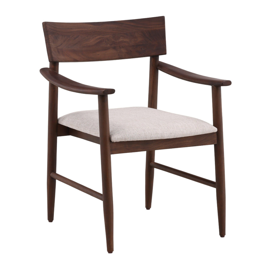 Glennon Dining Chair Dark Brown - SwayLiving