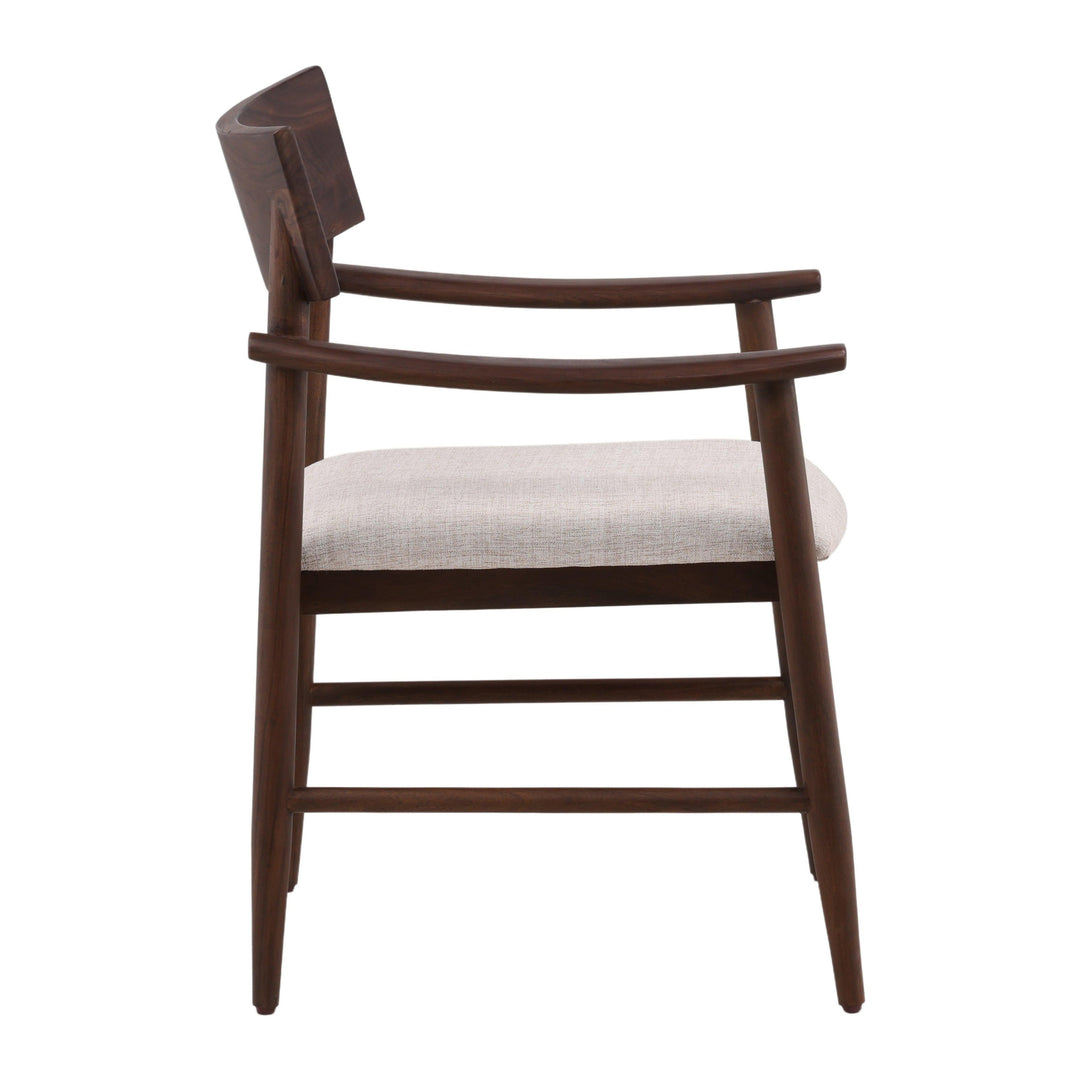 Glennon Dining Chair Dark Brown - SwayLiving