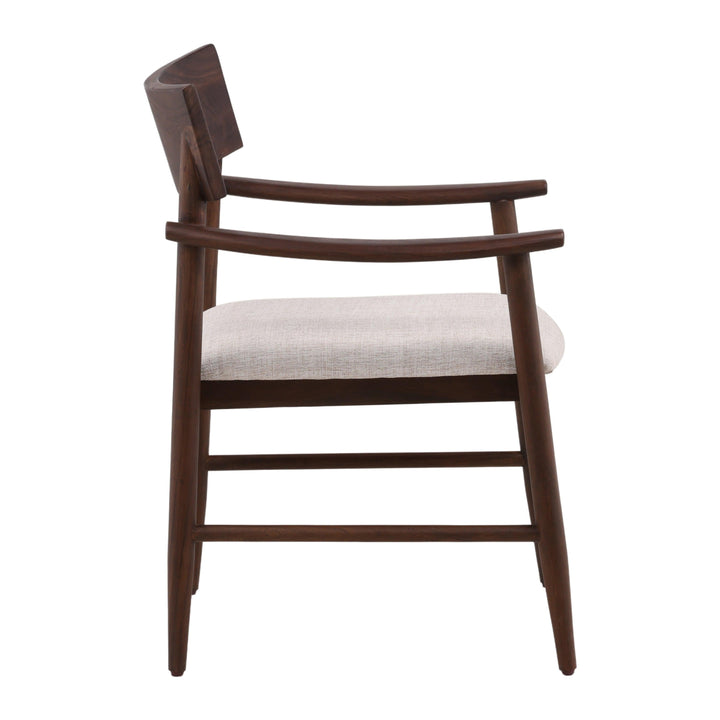 Glennon Dining Chair Dark Brown - SwayLiving