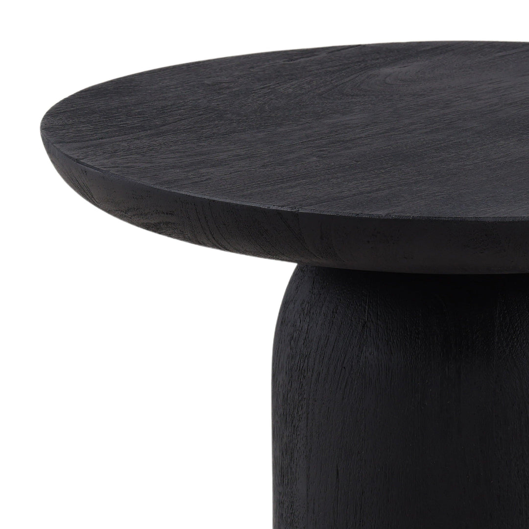Loren End Table Black Large - SwayLiving