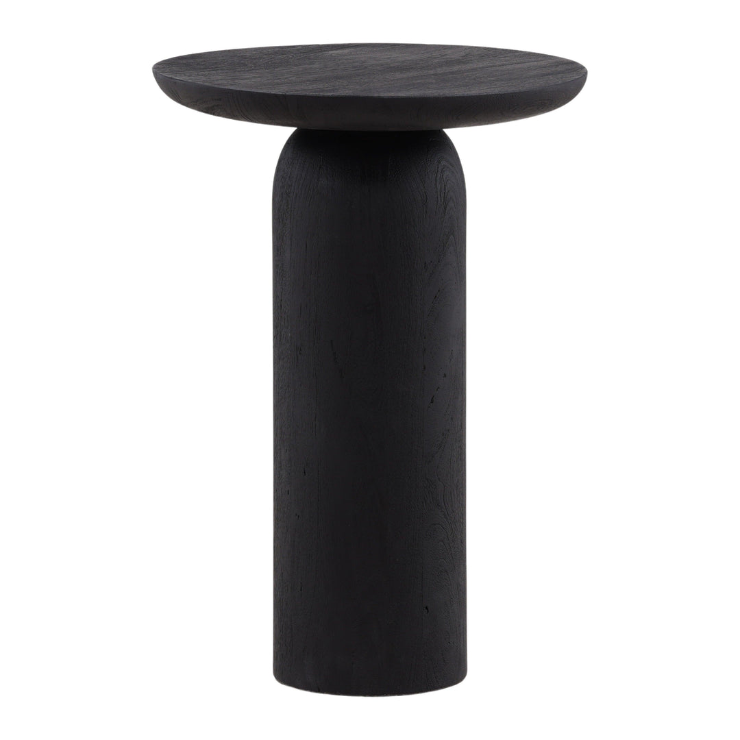 Loren End Table Black Large - SwayLiving