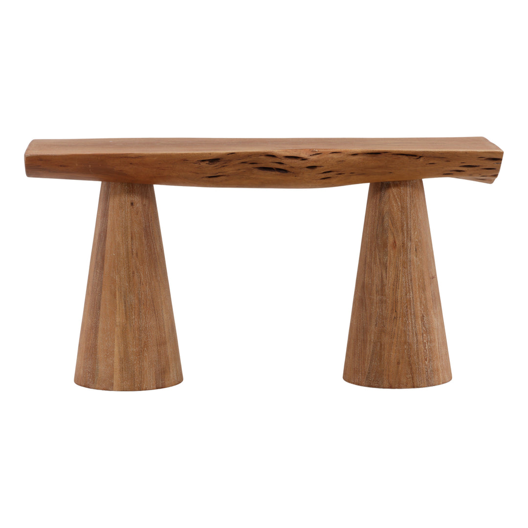 Hargrave Console Table Natural — Front