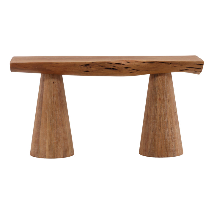 Hargrave Console Table Natural — Front