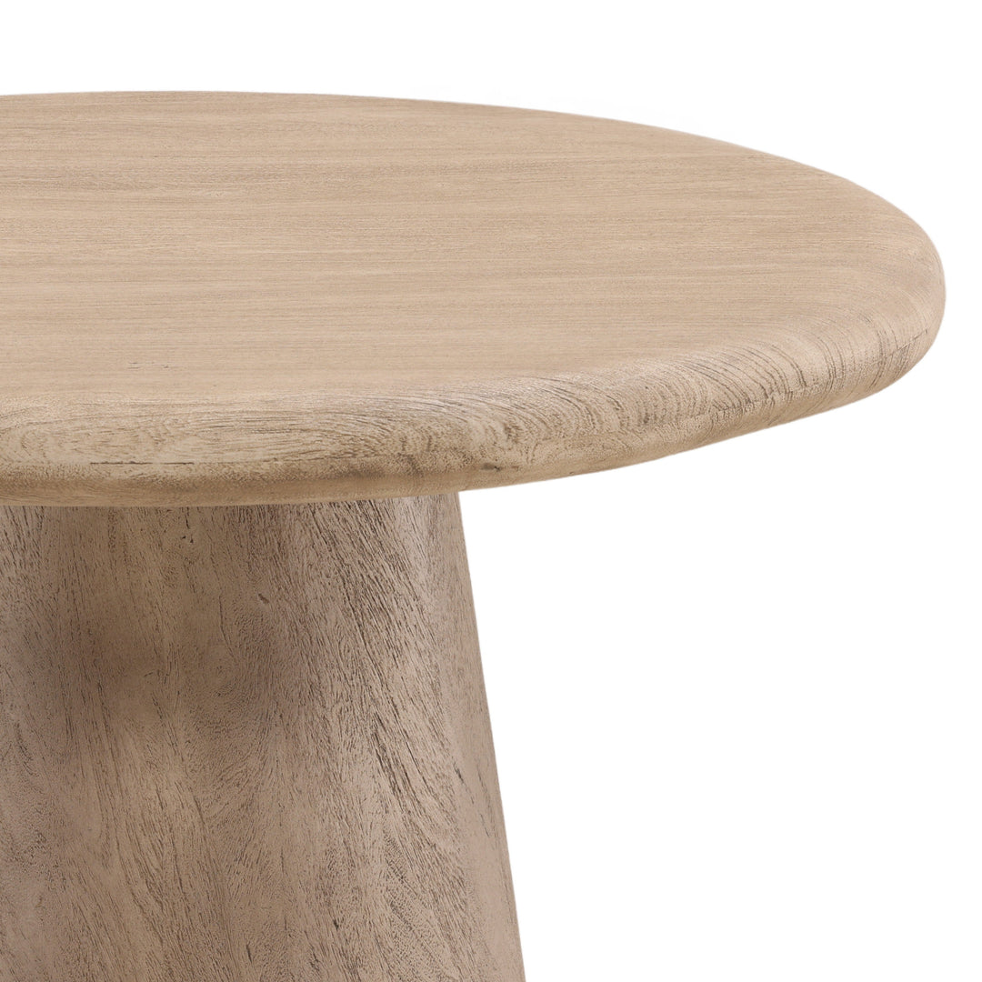 Marcy Bistro Table Weathered Natural — Detail 2