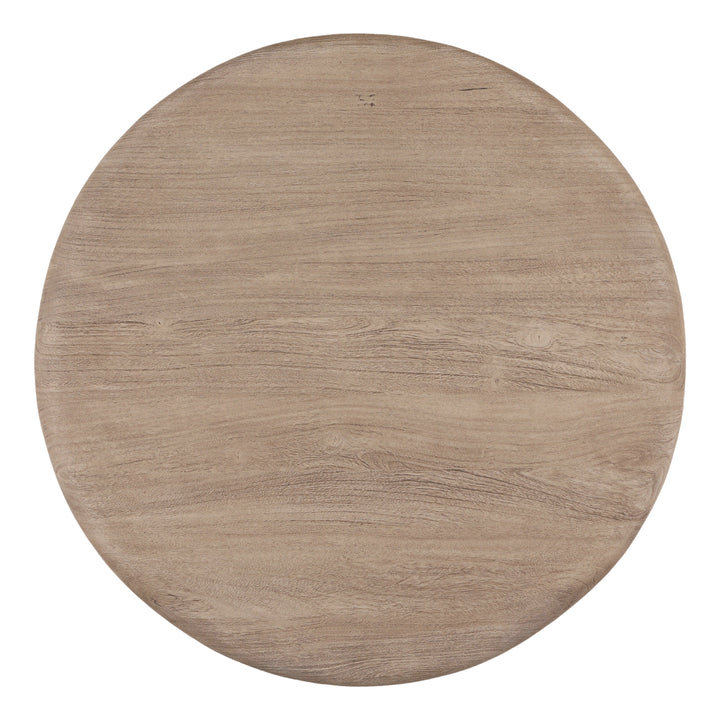 Marcy Bistro Table Weathered Natural — Overhead