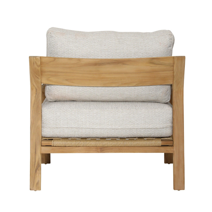 Lexie Outdoor Occasional Chair Taupe - SwayLiving