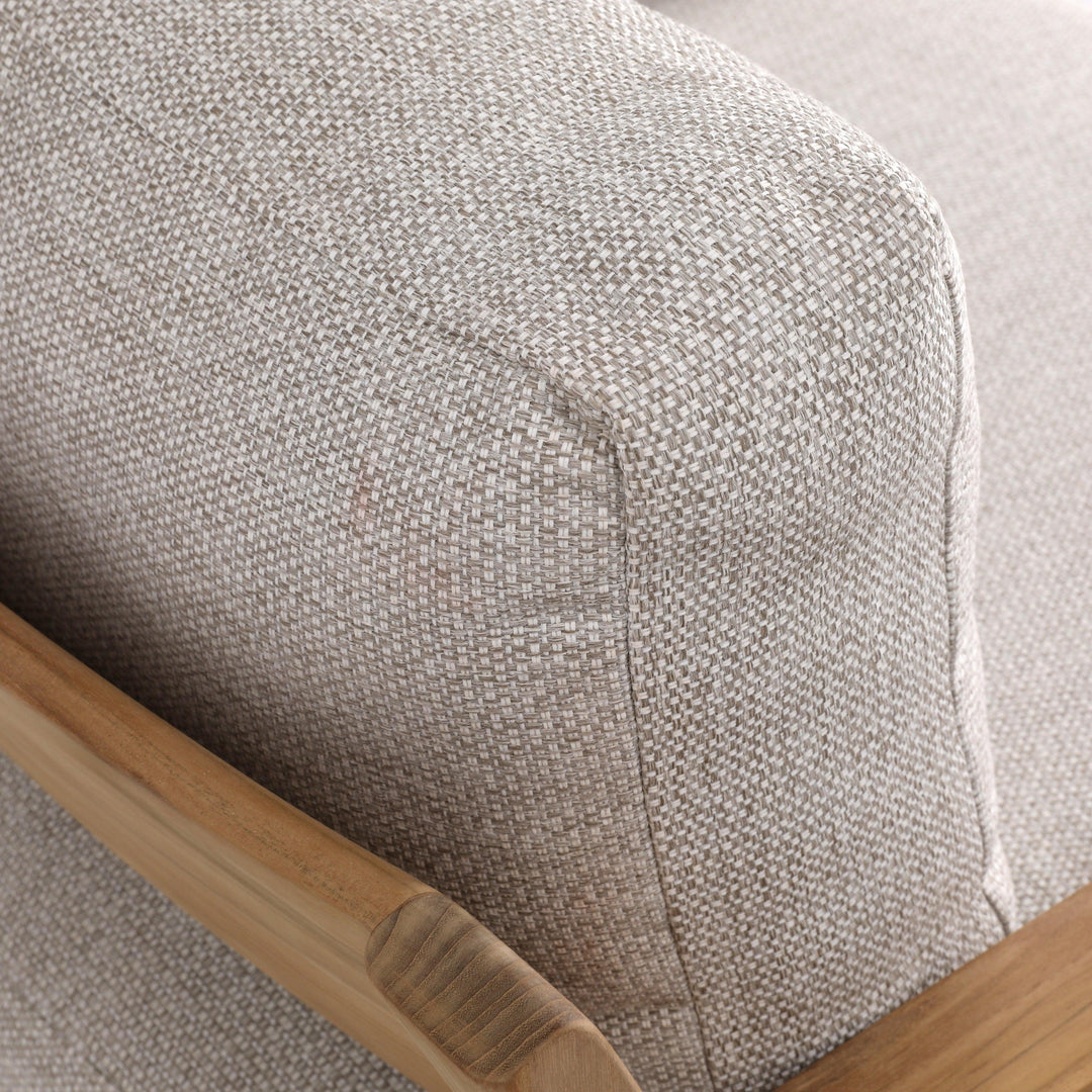 Lexie Outdoor Occasional Chair Taupe - SwayLiving