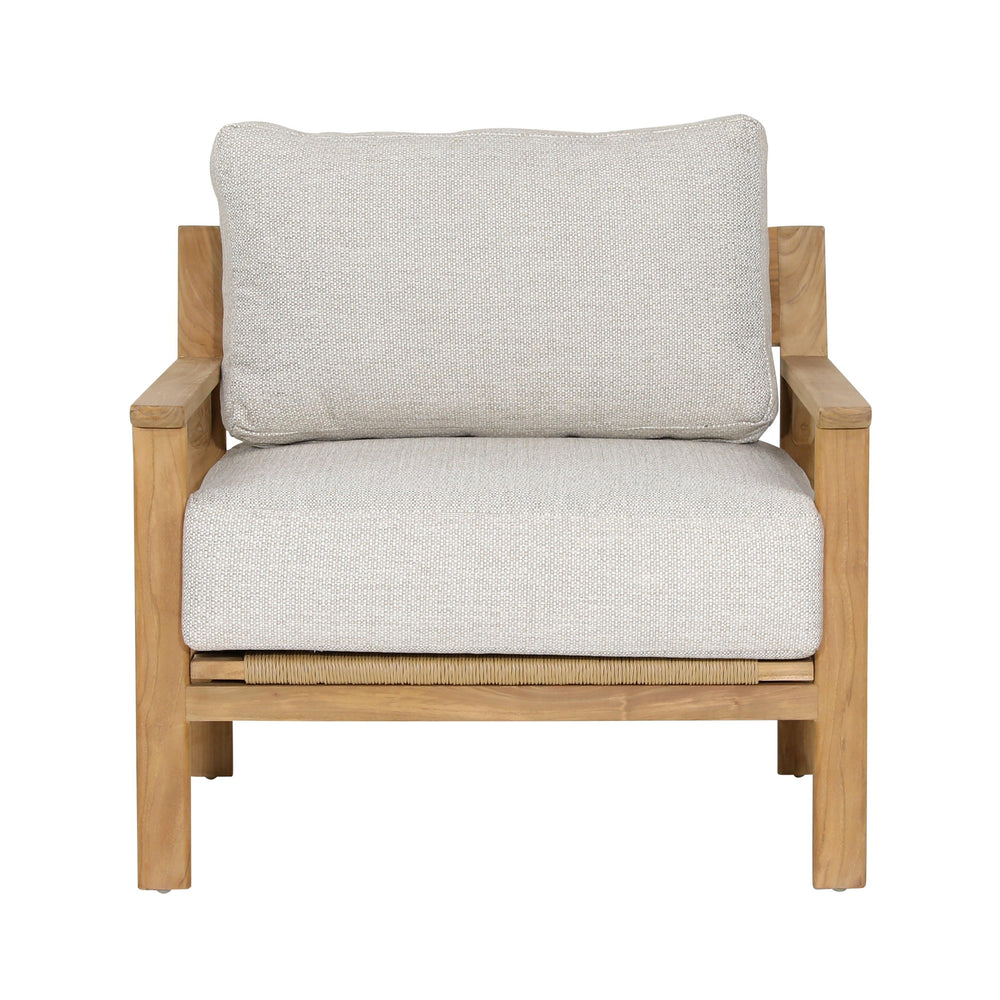 Lexie Outdoor Occasional Chair Taupe - SwayLiving