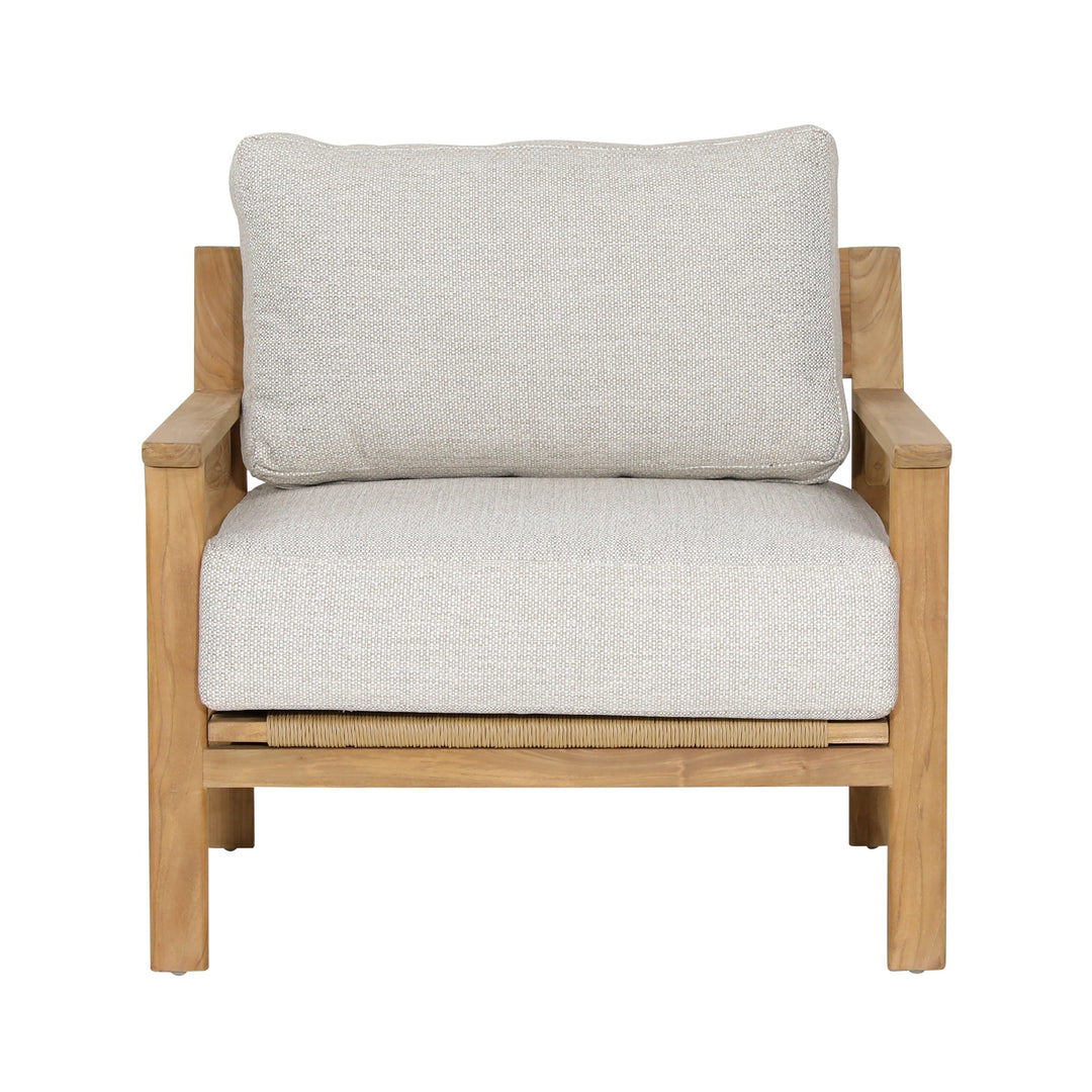 Lexie Outdoor Occasional Chair Taupe - SwayLiving
