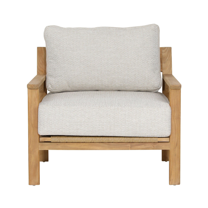 Lexie Outdoor Occasional Chair Taupe - SwayLiving