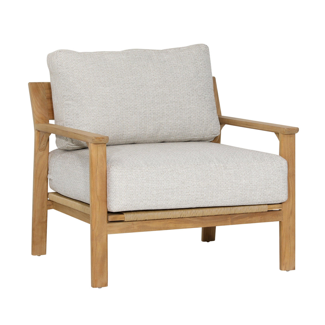 Lexie Outdoor Occasional Chair Taupe - SwayLiving
