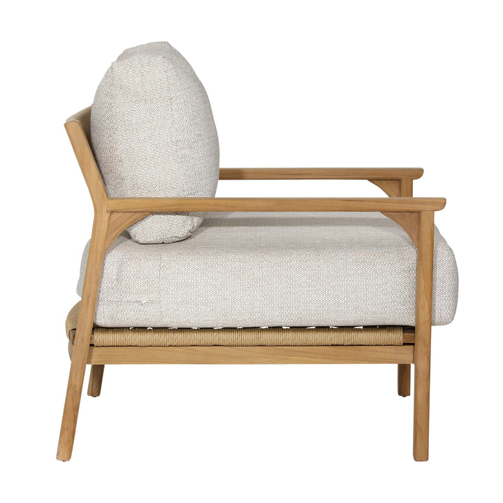 Lexie Outdoor Occasional Chair Taupe - SwayLiving