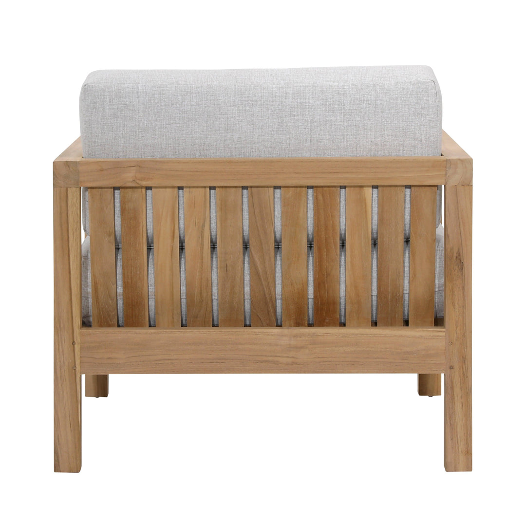 Bow Outdoor Occasional Chair Light Grey - SwayLiving