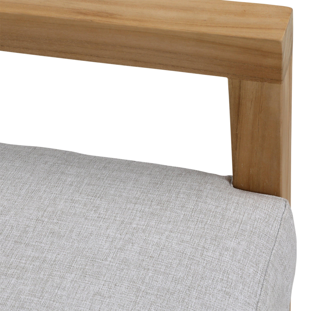 Bow Outdoor Occasional Chair Light Grey - SwayLiving