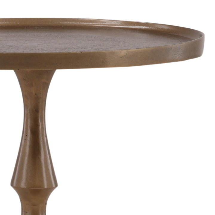 Lunede Side Table Antique Brass Large — Detail 2