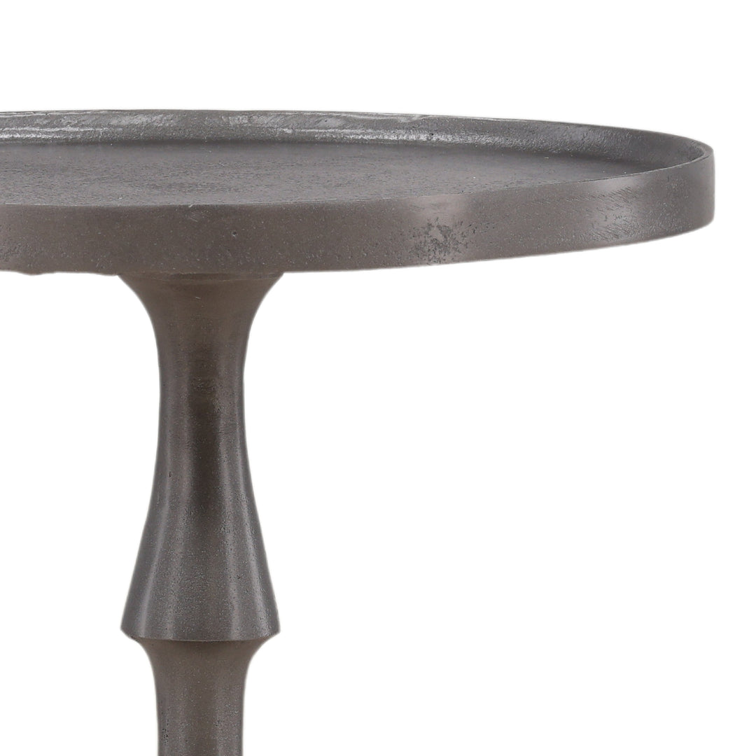 Lunede Side Table Antique Nickel Small — Detail 2