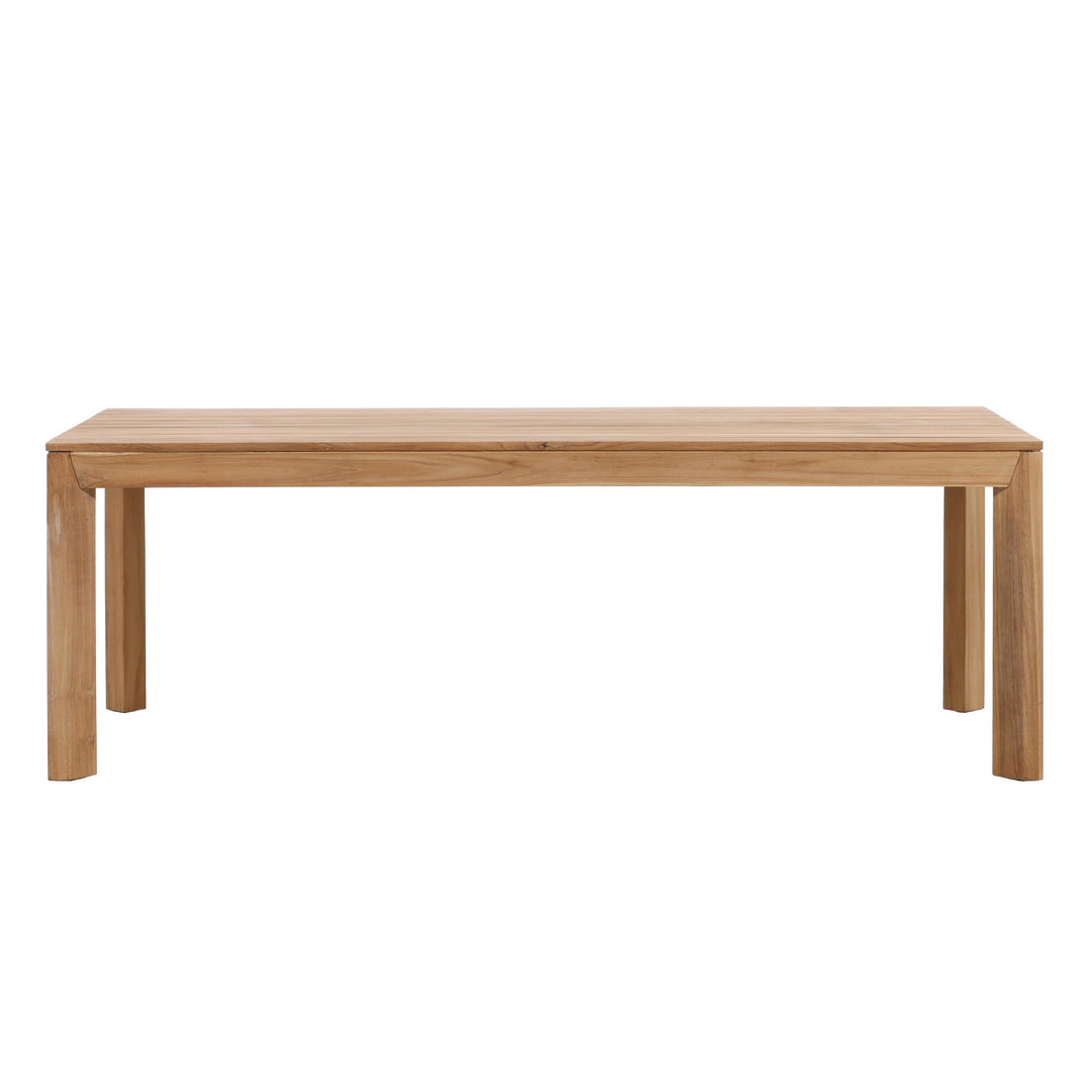 Brielle Outdoor Dining Table Natural - SwayLiving