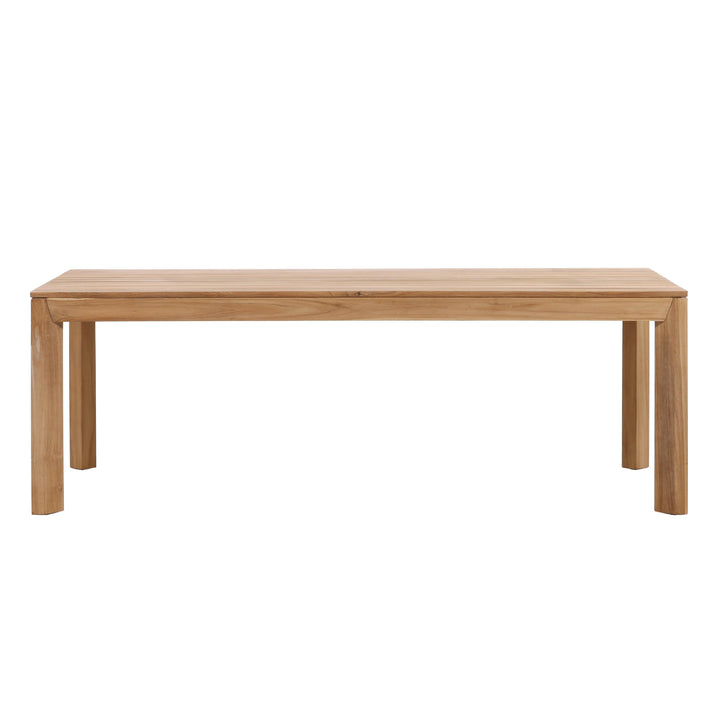 Brielle Outdoor Dining Table Natural - SwayLiving