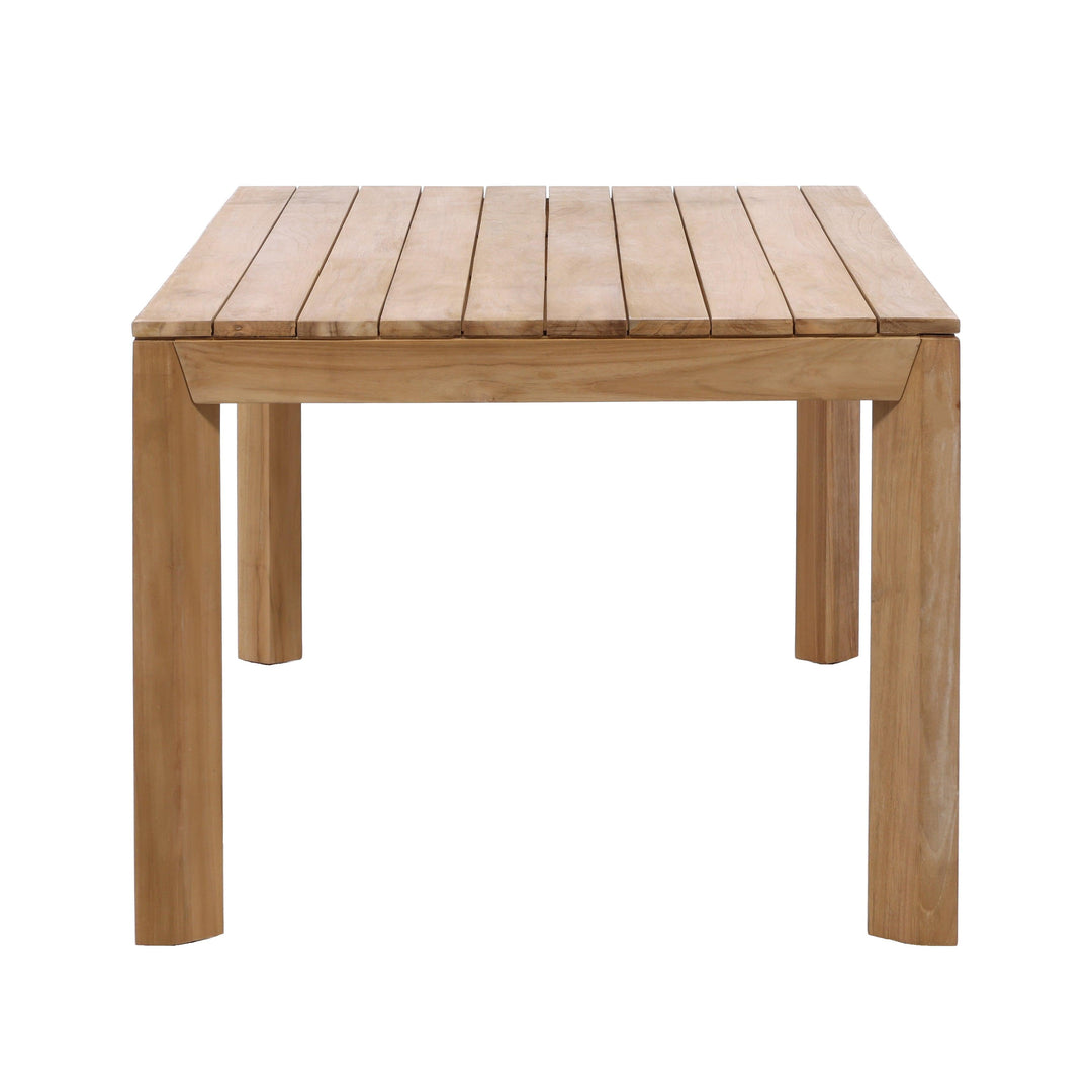 Brielle Outdoor Dining Table Natural - SwayLiving