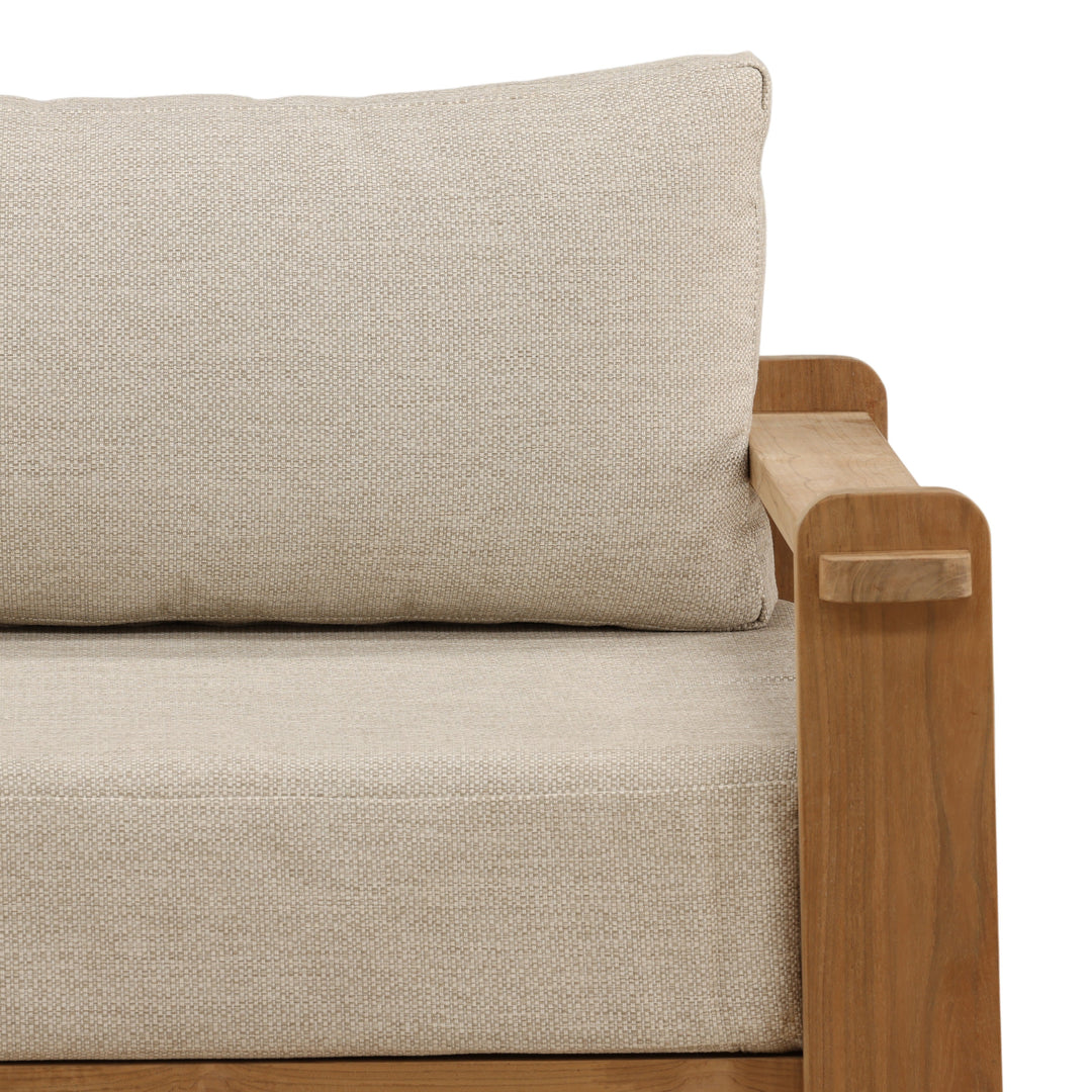Julienne Outdoor Sofa Chair Taupe — Detail 3