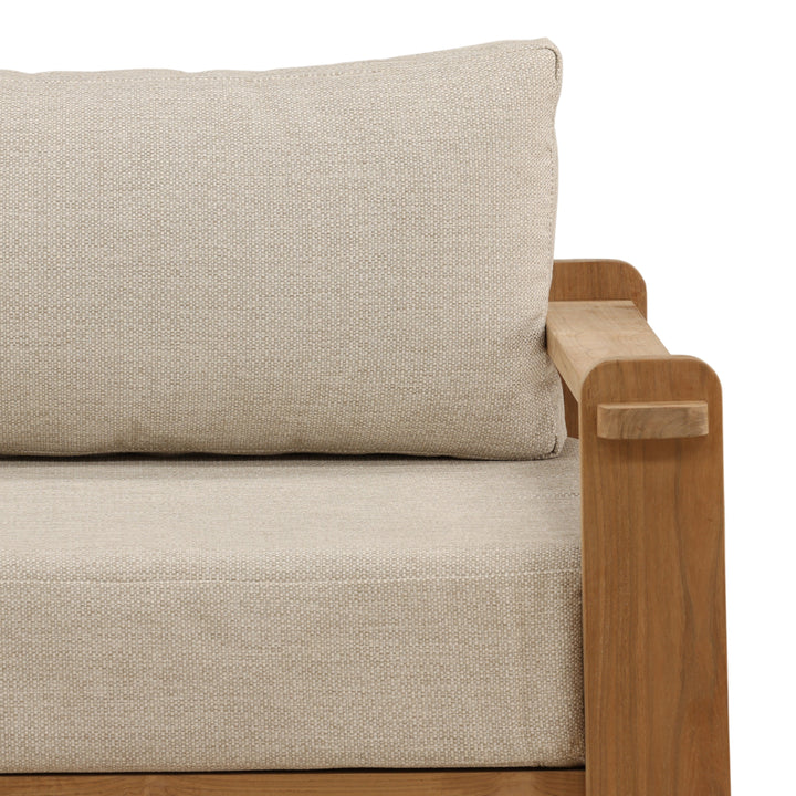 Julienne Outdoor Sofa Chair Taupe — Detail 3