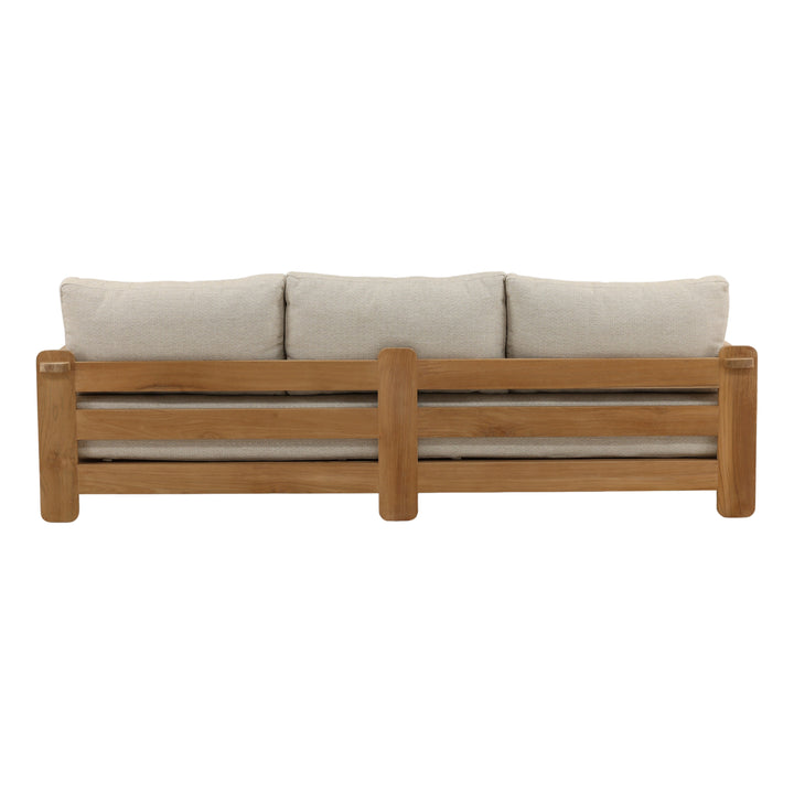 Julienne Outdoor Sofa Taupe — Back