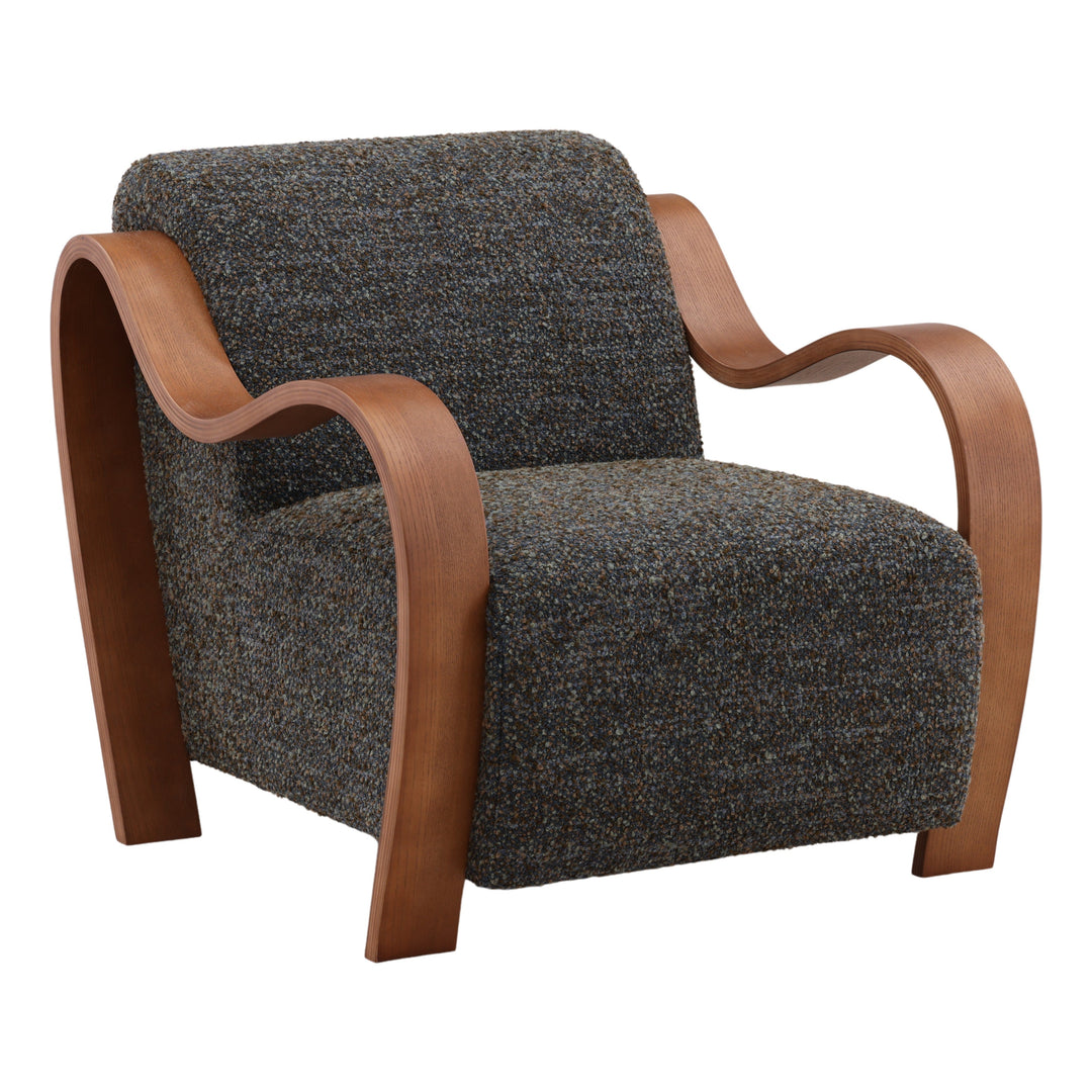 Anabel Occasional Chair Blue — Front Three-Quarter