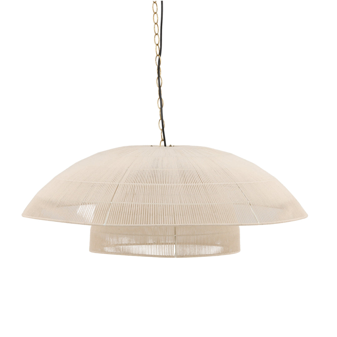 Alessa Pendant Light White — Front Three-Quarter