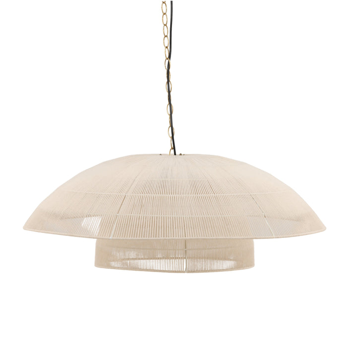 Alessa Pendant Light White — Front Three-Quarter