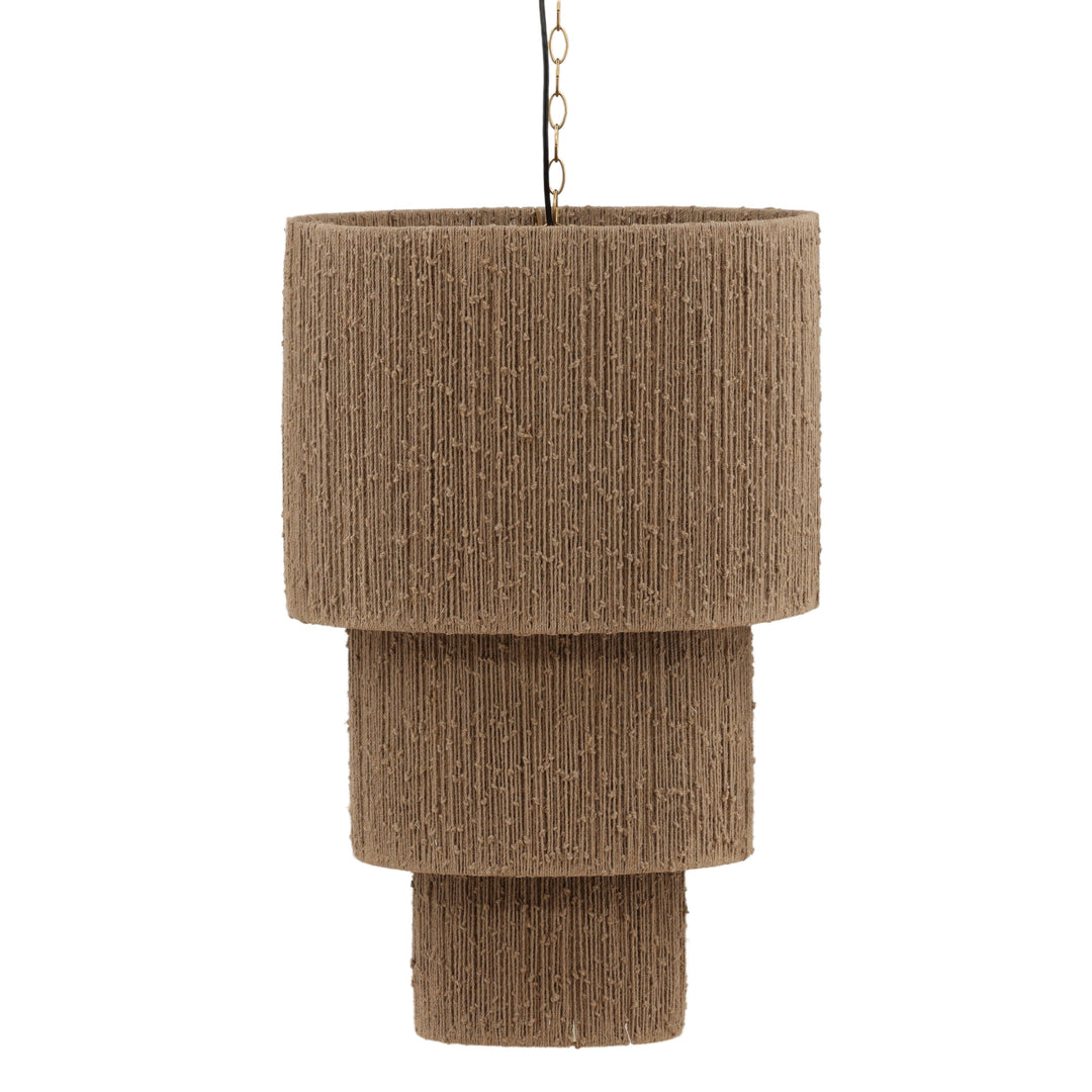 Karoh Pendant Light Natural — Front Three-Quarter