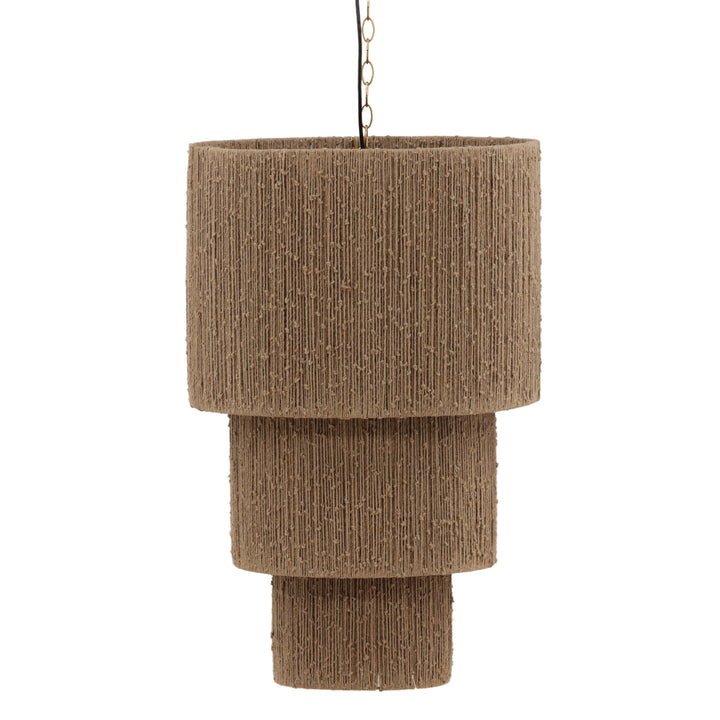 Karoh Pendant Light Natural — Front Three-Quarter