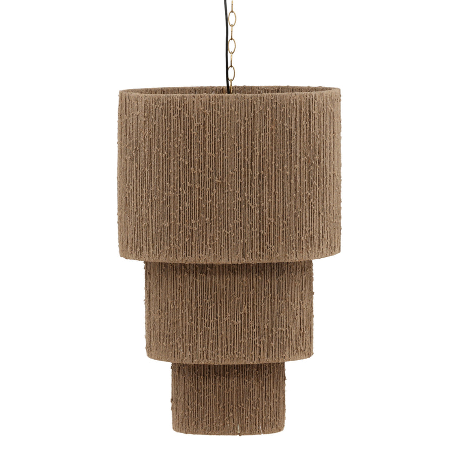 Karoh Pendant Light Natural — Front Three-Quarter