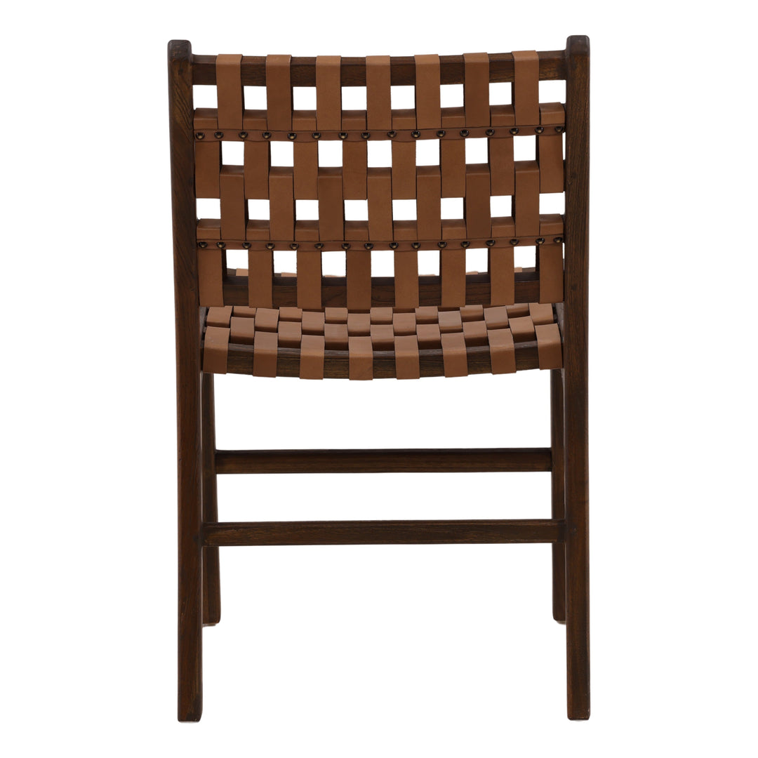 Cardin Dining Chair Brown — Back